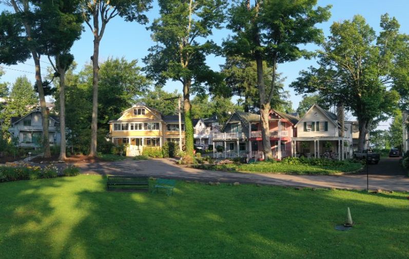 The Chautauqua Institution on the shores of Chautauqua Lake