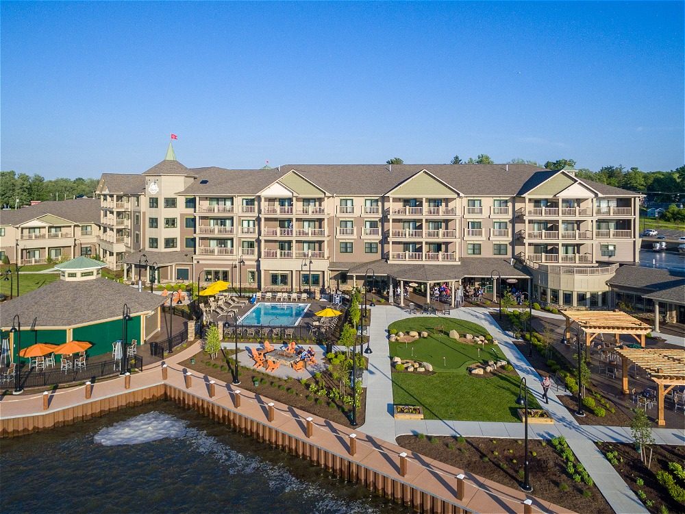 An image of the Chautauqua Harbor Hotel in Celoron NY